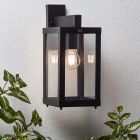 Lampă exterior neagră industrială, Jaeva, IP44