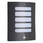 Aplică exterior cu senzor de mișcare antracit din metal, Alea, IP44