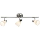 Spot LED de tavan crom din metal, Josefa, IP44