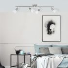 Spot LED de tavan crom din metal, Ingo