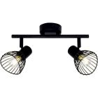 Spot LED de tavan negru industrial, Aina