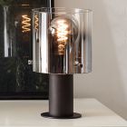 Lampă de masă maro design, Nour, con întrerupător