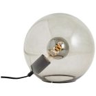 Lampă de masă neagră design, Widad, con întrerupător