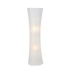 Lampadar alb din metal, Isalie, con întrerupător