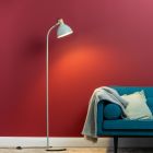 Lampadar verde rustic, Thalina, con întrerupător