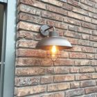 Lampă exterior neagră industrială, Jaymiley, IP44