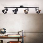 Spot LED de tavan negru industrial, Jowenna, 5W, LED 3000K