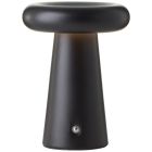 Lampă de masă exterior reîncărcabilă neagră modernă, Stig, 3W, LED 3000K, IP44, dimmabil în 3 trepte