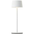 Lampă de masă copii albă modernă, Petter, 2W, LED 3000K, IP44, dimmabil în 3 trepte