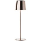 Lampă de masă exterior reîncărcabilă cupru modernă, Skander, 4W, LED reglabil de la alb cald la alb rece, IP44, cu întrerupător tactil