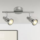 Spot LED de tavan crom din metal, Robel, 7W, LED 3000K