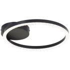 Plafonieră neagră design, Maladon, 12W, LED 4000K