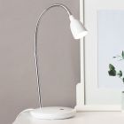 Lampă de birou albă din plastic, Kit, 3W, LED 3000K, con întrerupător