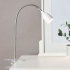 Spot cu clemă alb din plastic, Kit, 2,4W, LED 3000K, con întrerupător