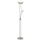 Lampă de citit crom modernă, Joann, 18W, LED 3000K, con întrerupător