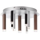 Plafonieră argintie modernă, Olivia, 4W, LED 3000K