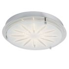 Aplică de perete crom din sticlă, Danae, 15W, LED 3000K