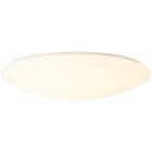 Plafonieră albă design, Djalissa, 60W, LED reglabil de la alb cald la alb rece, con telecomando