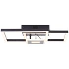 Plafonieră neagră design, Volkert, 22W, LED 3000K