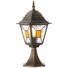Lampă exterior ruginie clasică, Levinus, IP44