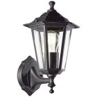 Lampă exterior neagră clasică, Radha, IP44