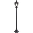 Lampă exterior neagră clasică, Radha, IP44