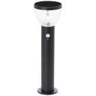 Stâlp iluminat solar negru modern, Saar, 3W, LED 3000K, IP44