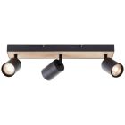 Spot LED de tavan negru modern, Leendert