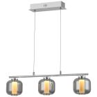 Lustră crom design, Emmely, 17W, LED 3000K