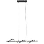 Lustră pentru masă de dining neagră design, Mateusz, 18W, LED 4000K