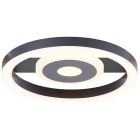 Lampă de tavan neagră design, Konrad, 9W, LED 3000K