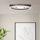 Lampă de tavan maro design, Konrad, 20W, LED 3000K
