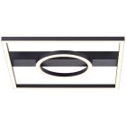Lampă de tavan neagră design, Konrad, 20W, LED 3000K