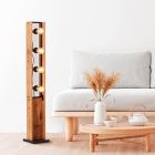Lampadar maro rustic, Rasha, con întrerupător