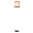 Lampadar maro rustic, Vibeke, con întrerupător