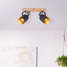 Spot LED de tavan auriu industrial, Veroniek