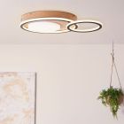 Lampă de tavan neagră modernă, Georgios, 48W, LED 3000K