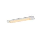 Bară LED 30 cm albă din plastic, Enrique, 10W, LED 3000K