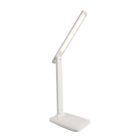 Lampă de birou albă modernă, Danila, 5W, LED reglabil de la alb cald la alb rece, cu întrerupător tactil