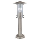 Lampă exterior argintie din oțel inoxidabil, Arabella, IP44