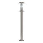 Lampă exterior argintie din oțel inoxidabil, Arabella, IP44