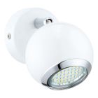 Spot LED de tavan alb din oțel, Anissa