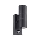 Aplică exterior cu senzor de mișcare antracit din metal, Marlies, IP44