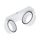 Spot LED de tavan alb din aluminiu, Gabi, 5W, LED 3000K