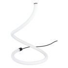 Lampă de masă neagră din plastic, Allal, 10W, LED 3000K, con întrerupător