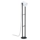 Lampadar negru din lemn, Kaspar, con întrerupător