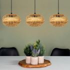 Lustră pentru masă de dining maro din metal, Firenze