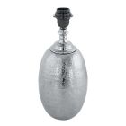 Lampă de masă fără abajur nichel din aluminiu, Abdel, con întrerupător