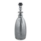 Lampă de masă nichel din aluminiu, Abdel, con întrerupător