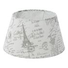 Abajur gri din textil, Noah